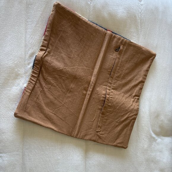 Kilim 18x18 Jute Throw Pillow Cover - Picture 2 of 7